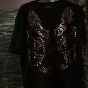 Men’s Rawyalty Crystal T-shirt sz xl